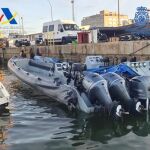 Embarcación donde era transportada la droga
