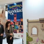 El vicepresidente primero de la Diputación de Valladolid, Víctor Alonso, y la concejal de Cultura y Turismo del Ayuntamiento, Ana Redondo, presentan el stand conjunto de Intur