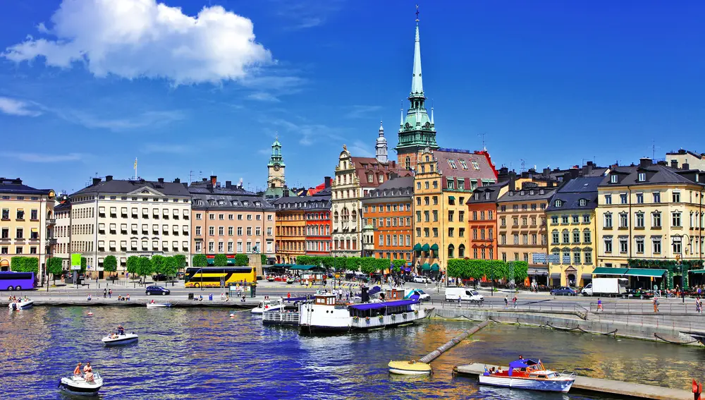 El agua caracteriza el paisaje de la capital sueca