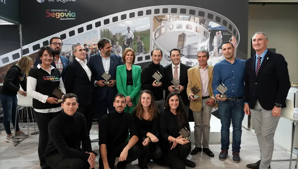El actor segoviano Luis Callejo recibe un premio de la Diputación de Segovia