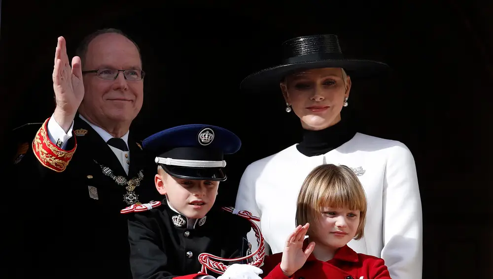 La Familia Real monegasca en el Día Nacional de Mónaco