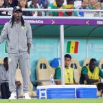 Aliou Cissé, seleccionador de Senegal, rival de Qatar en el segundo partido