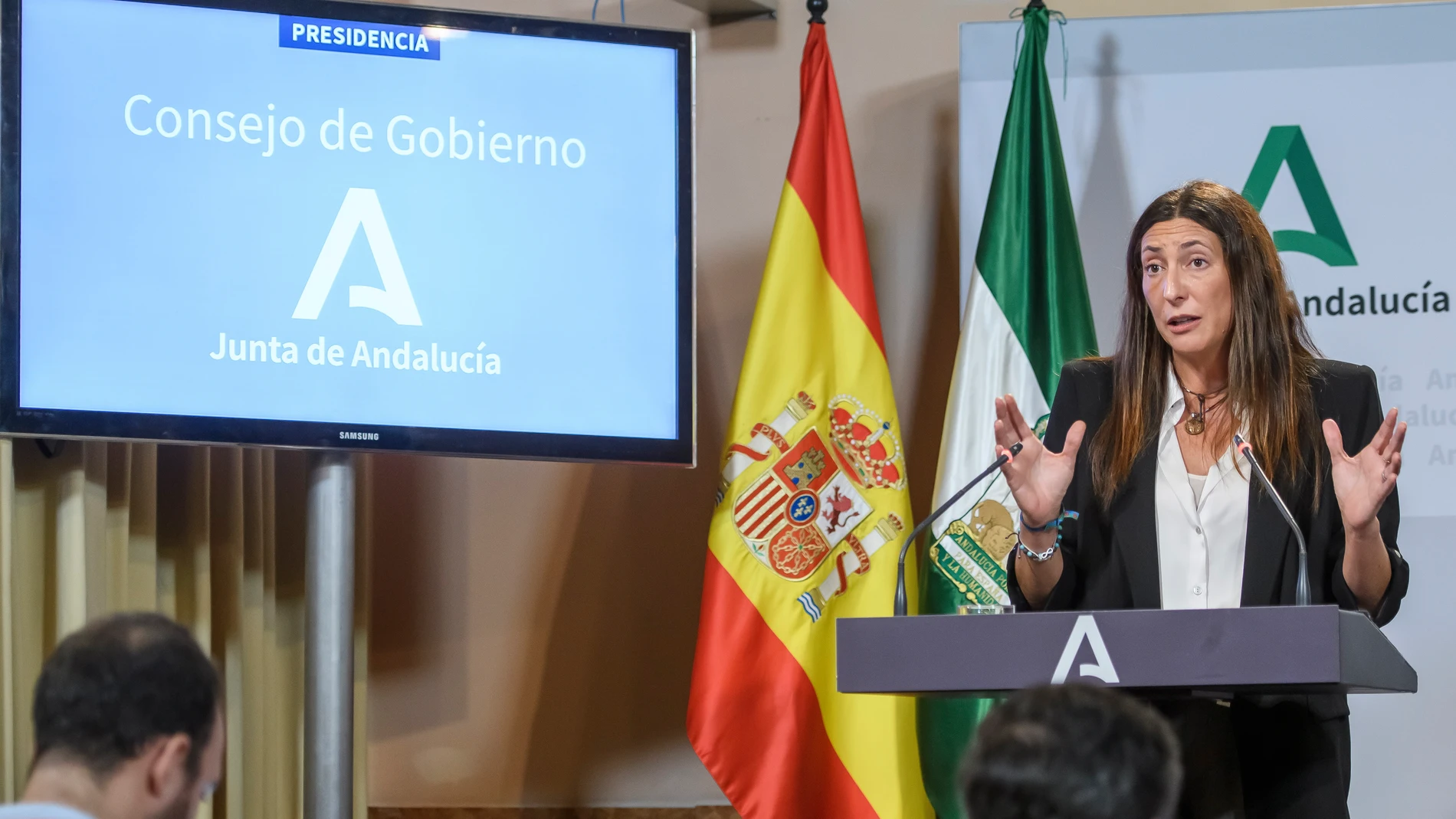 La consejera andaluza de Inclusión Social, Juventud, Familias e Igualdad, Loles López. EFE/Raúl Caro