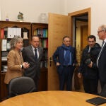 Celebración del Pleno del Consejo de Cuentas de Castilla y León en el Ayuntamiento de Aguilar de Campoo, Palencia