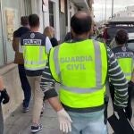 Imagen de una operación conjunta de la Policía Nacional y de la Guardia Civil