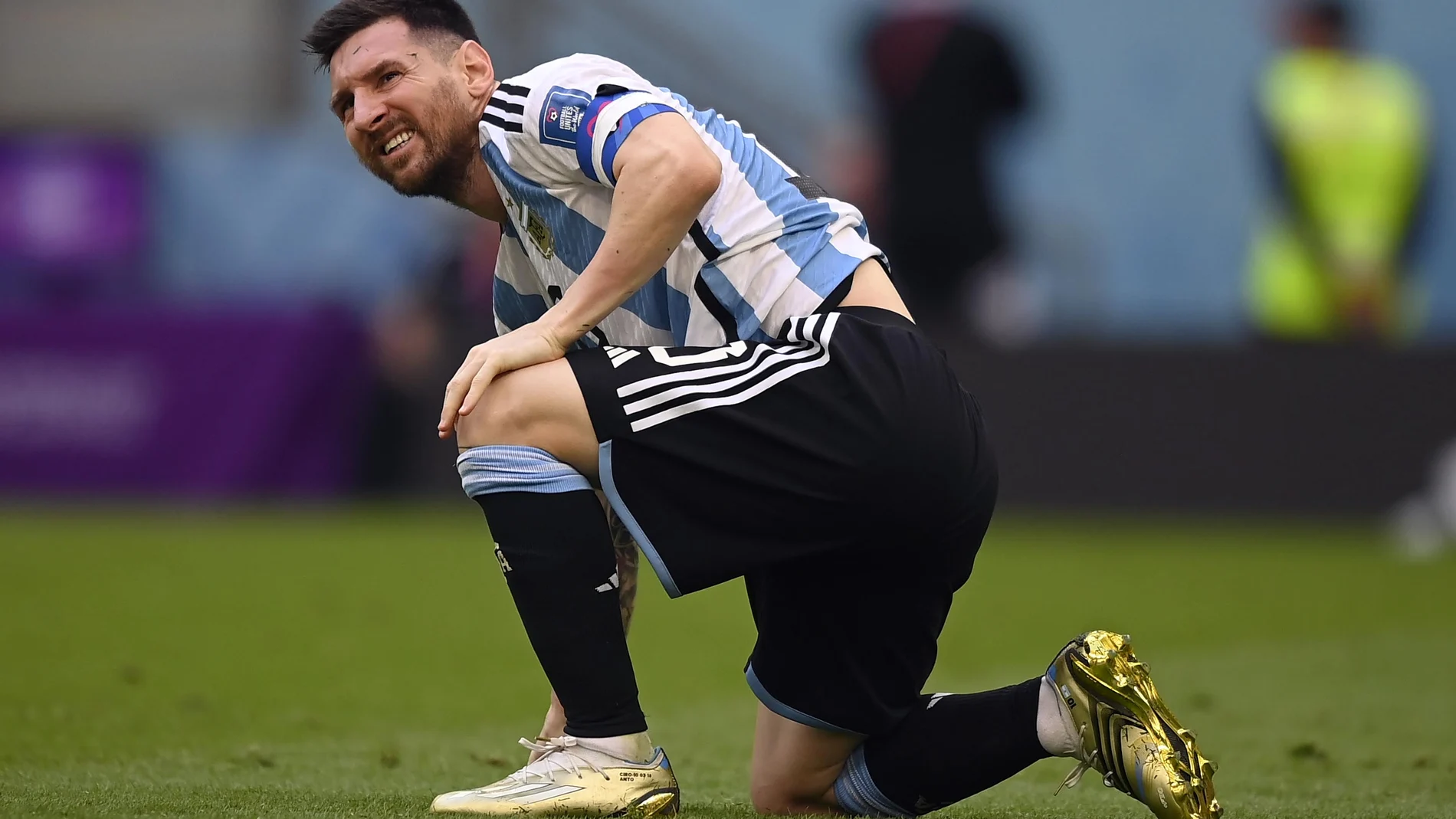 Leo Messi con Argentina.