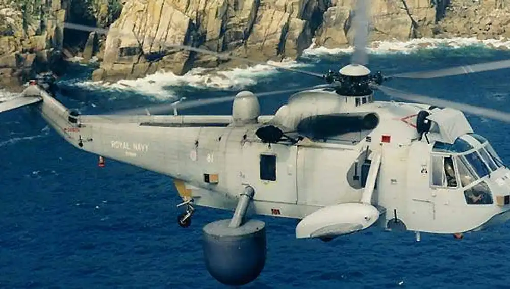Helicóptero Sea King fabricado por Westland en Reino Unido
