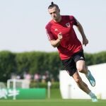 Gareth Bale ya se prepara para su segundo partido en Qatar, que medirá a Gales con Irán