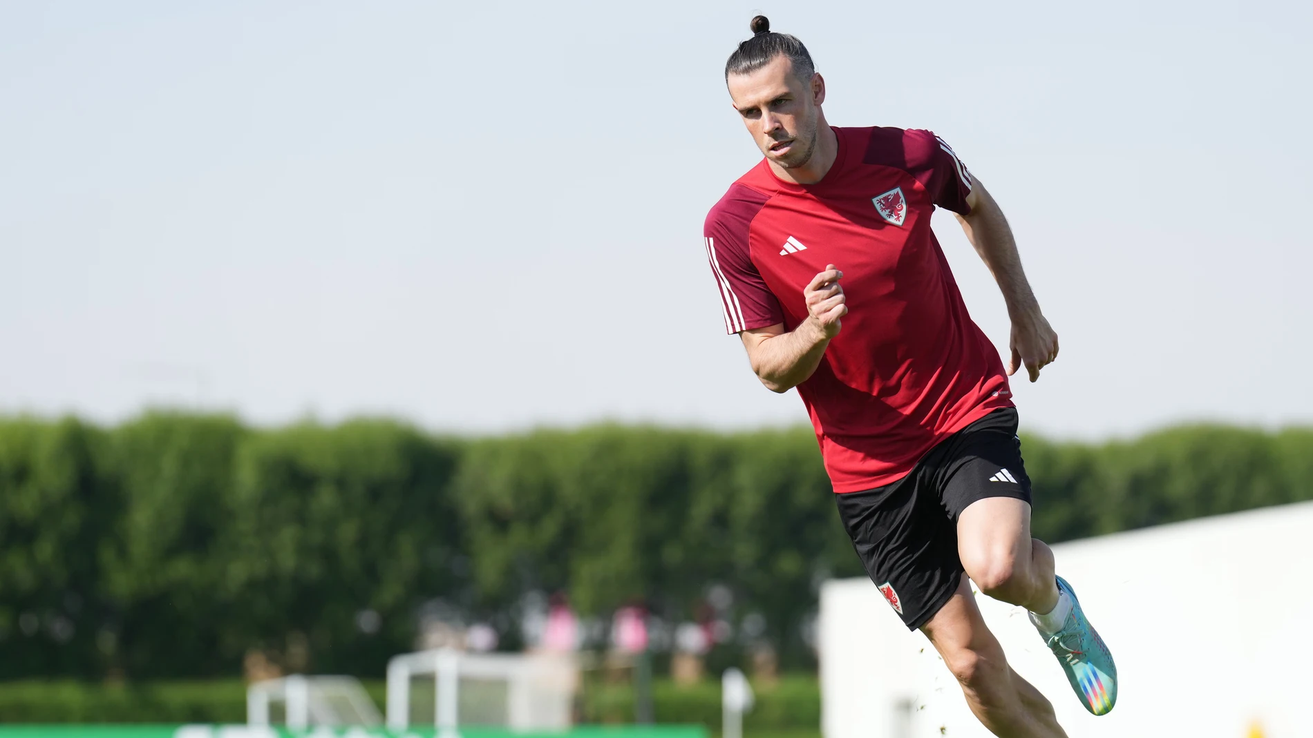 Gareth Bale ya se prepara para su segundo partido en Qatar, que medirá a Gales con Irán