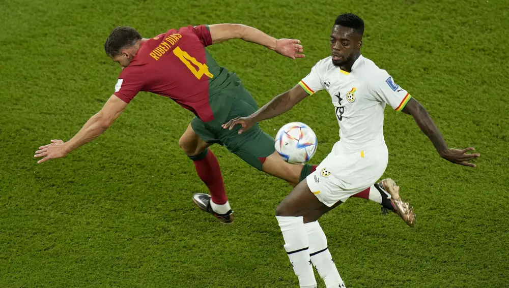 Iñaki Willams, sin suerte en su estreno con Ghana frente a Portugal en el Mundial de Qatar 2022