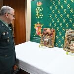 Recuperación por parte de la Guardia Civil de dos tallas de robadas en 1995