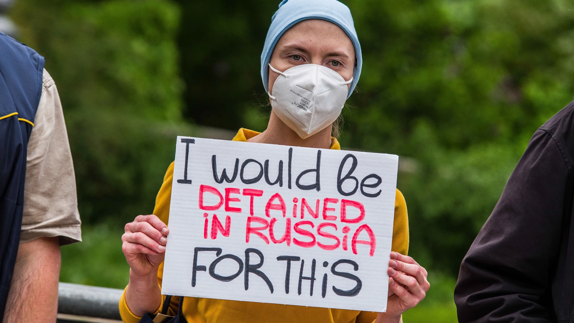 Archivo - Manifestación en Alemania en contra de la guerra en Ucrania y el silenciamiento de periodistas en Rusia23/11/2022