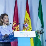 La ministra de Transportes, Movilidad y Agenda Urbana, Raquel Sánchez, en el MOW Fórum Andalucía