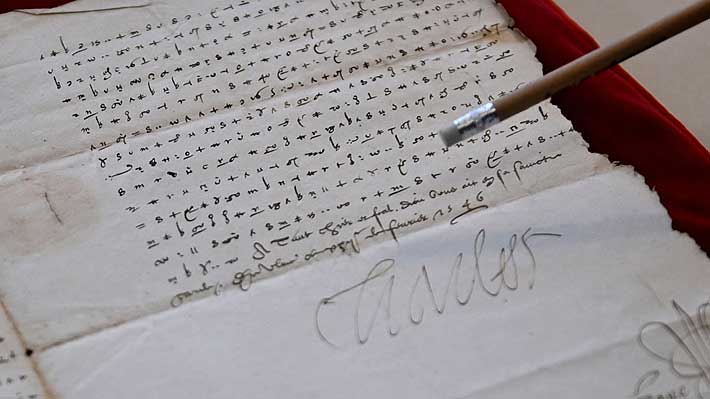 Descifrado el código secreto del emperador Carlos V en una carta de 1547 a su embajador en Francia