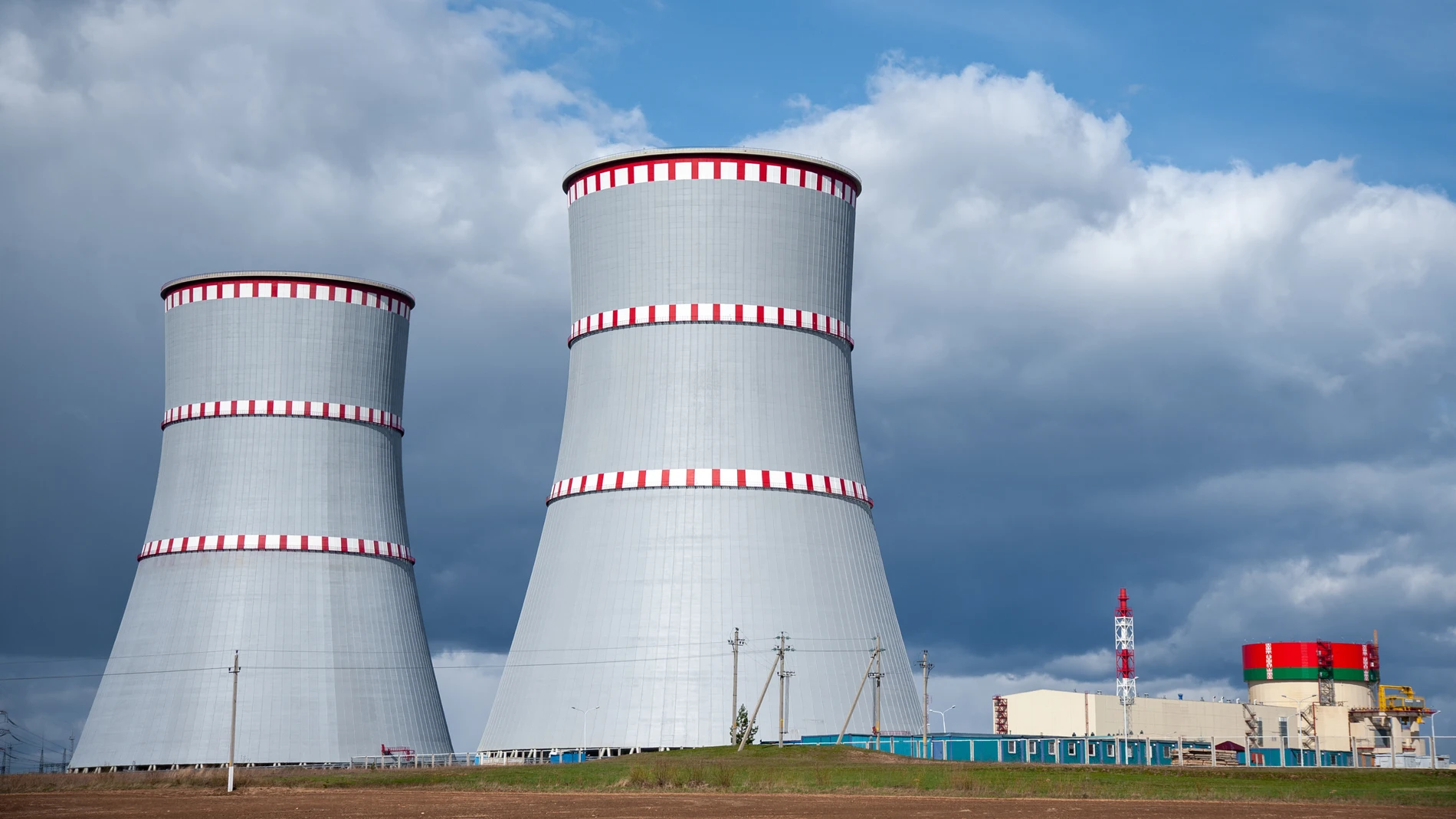 La central nuclear bielorrusa de Astravets, en la región de Grodno