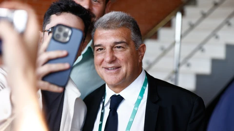 Joan Laporta, durante un evento