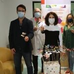 Miembros del equipo de atención pediátrica a domicilio del Hospital Virgen de las Nieves