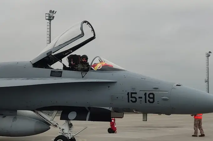 Los F-18 españoles se despliegan en Rumanía para vigilar el flanco Este