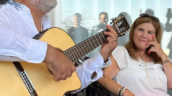 Chico Castillo con María Dolores Dos Santos Aveiro