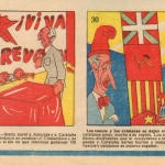 Dos viñetas antirrepublicanas en la revista "Pelayos"