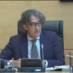 El Fiscal Superior de Castilla y León, Santiago Mena, durante su comparecencia en la Comisión de Presidencia de las Cortes.EUROPA PRESS28/11/2022