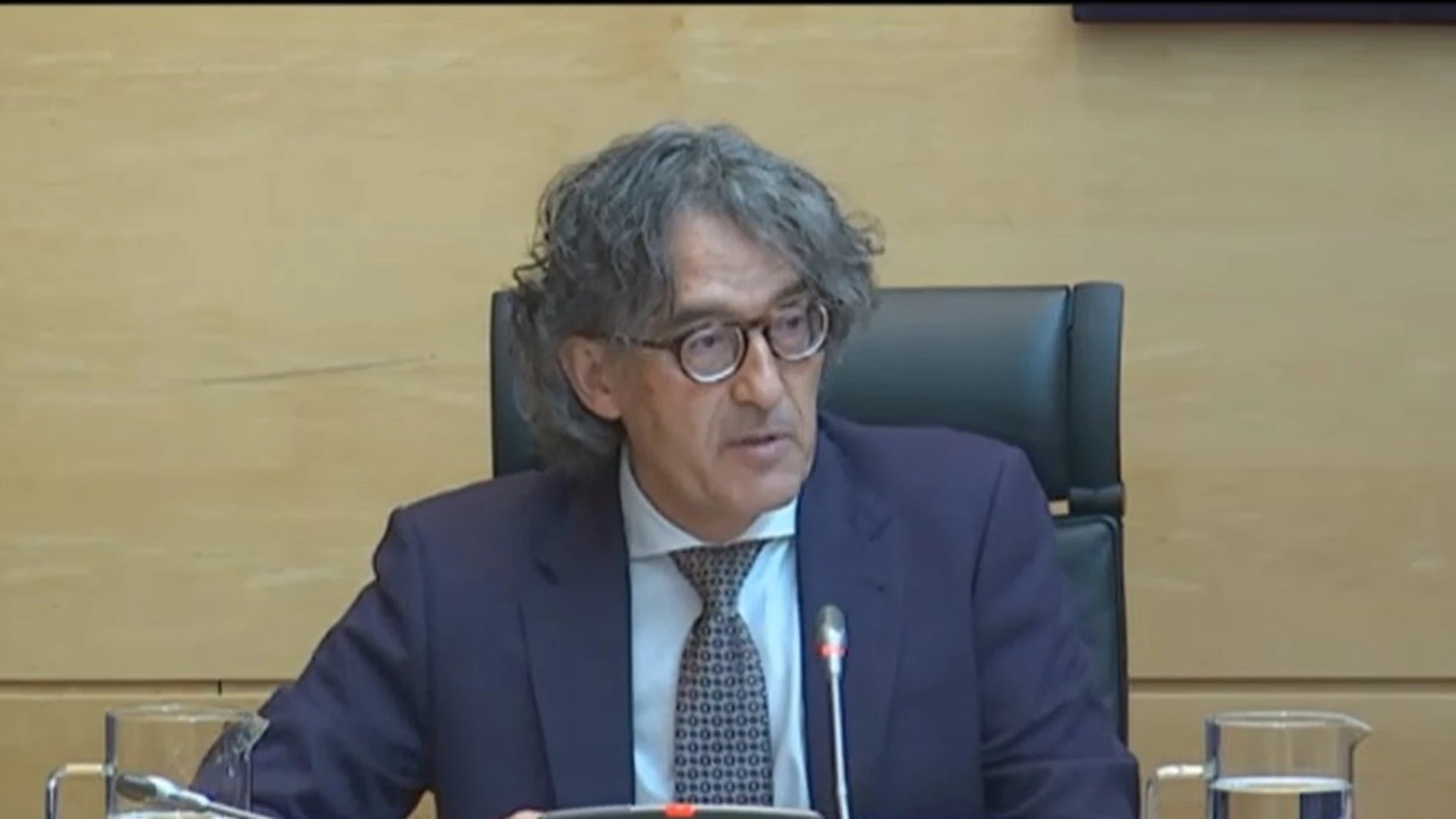 El Fiscal Superior de Castilla y León, Santiago Mena, durante su comparecencia en la Comisión de Presidencia de las Cortes.EUROPA PRESS28/11/2022