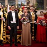 El "premier" Rishi Sunak, en el "Banquete del Lord Mayor" en Londres