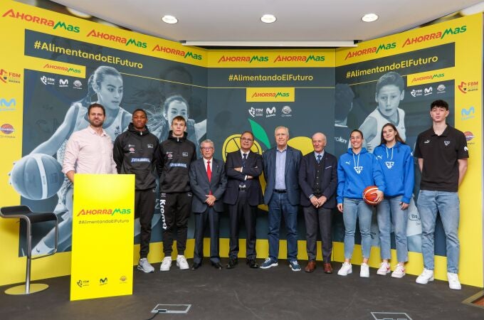 Ahorramas lanza proyecto de vida saludable con las canteras del Estudiantes, Fuenlabrada y la Federación baloncesto de Madrid