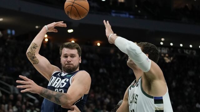 Doncic regala una asistencia en el partido ante los Bucks