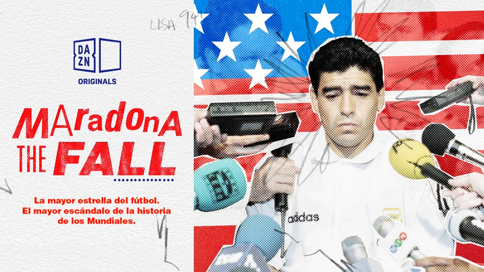 DAZN recuerda la caída de Maradona en Estados Unidos