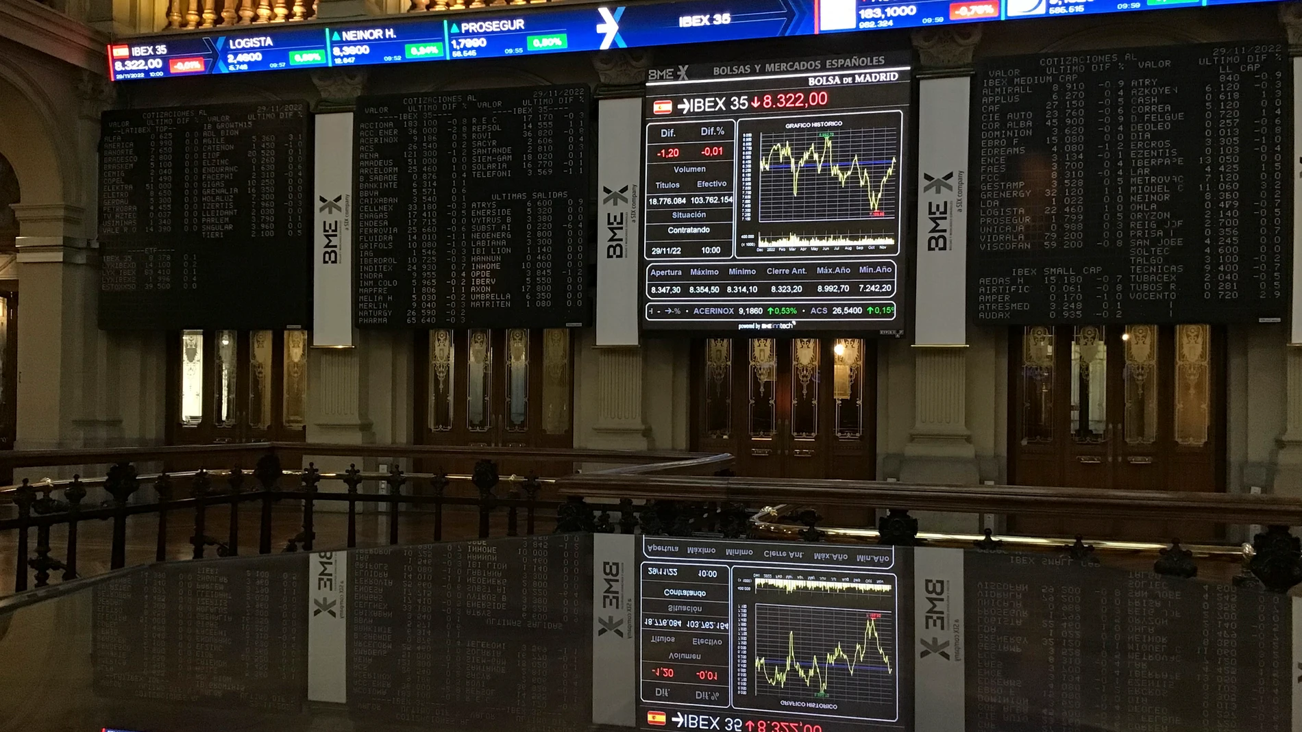 La Bolsa española, que ha arrancado este martes con ganancias