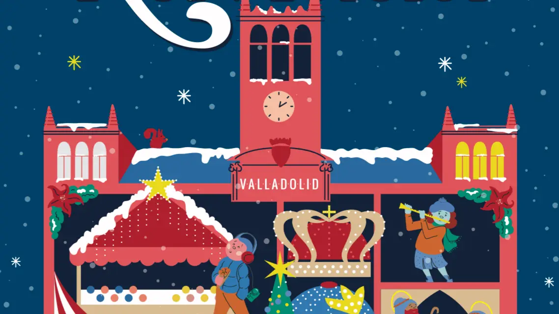 Cartel anunciador de la Navidad en Valladolid