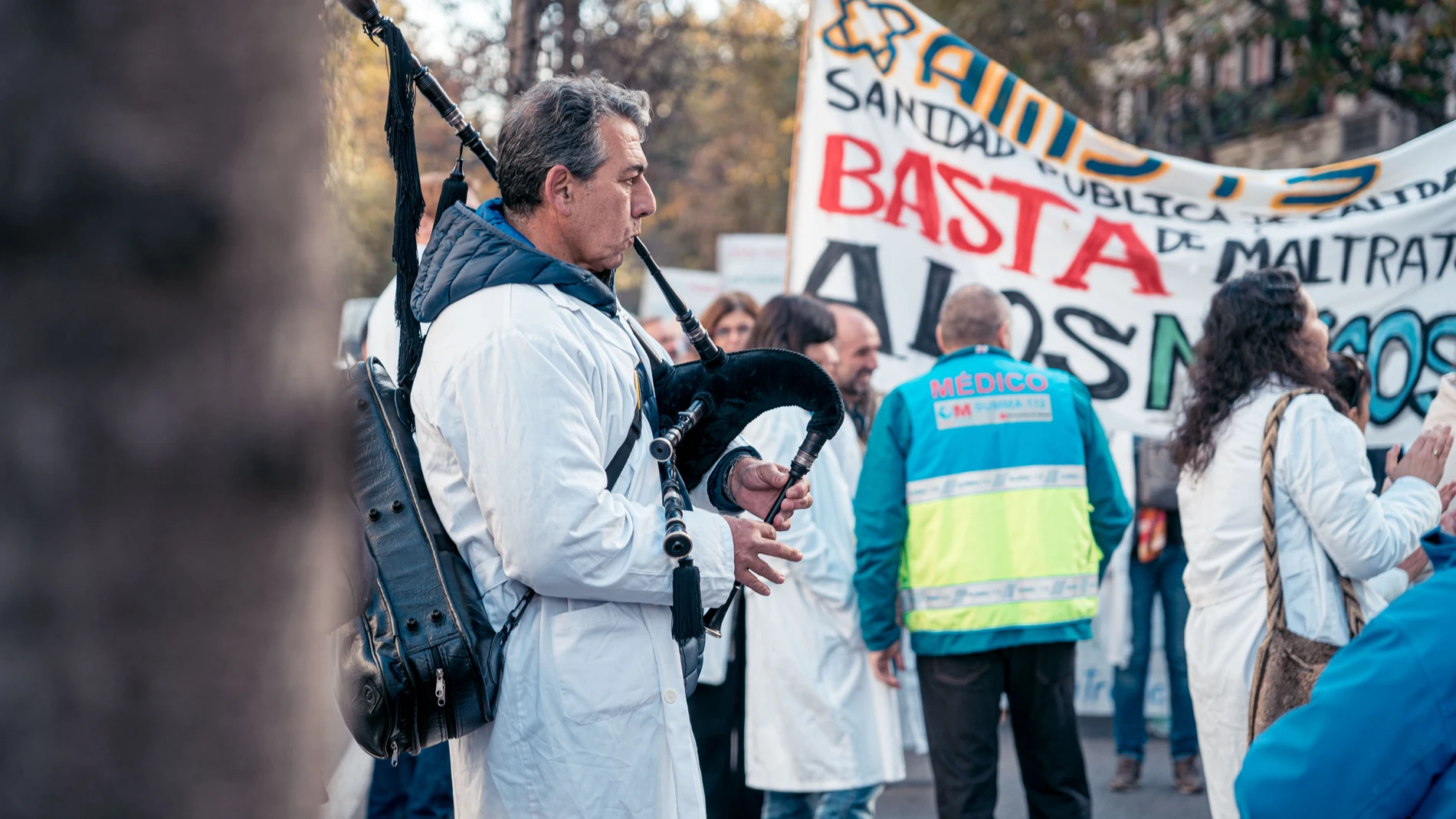 Las manifestaciones de médicos se han sucedido por toda España