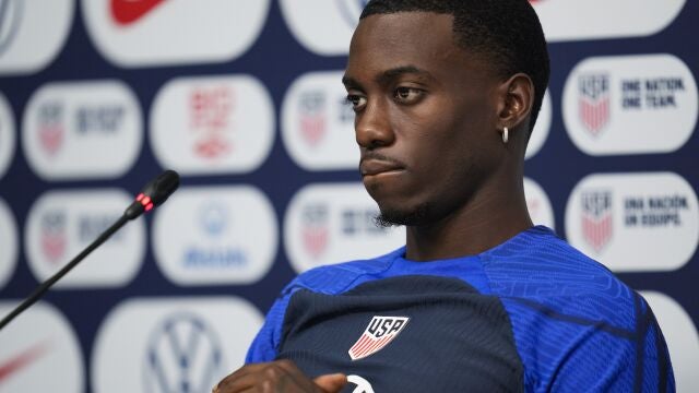 Tim Weah marcó el primer gol de Estados Unidos en el Mundial de Qatar