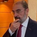 El presidente del Gobierno de Aragón. Javier Lambán