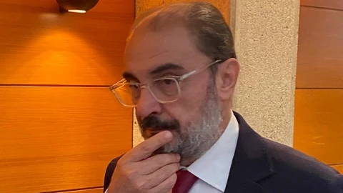 El presidente del Gobierno de Aragón. Javier Lambán