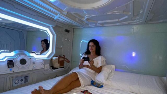 Las habitaciones recuerdan a una cápsula