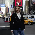 La consejera Rivera de la Cruz, esta semana, en Times Square (Nueva York)