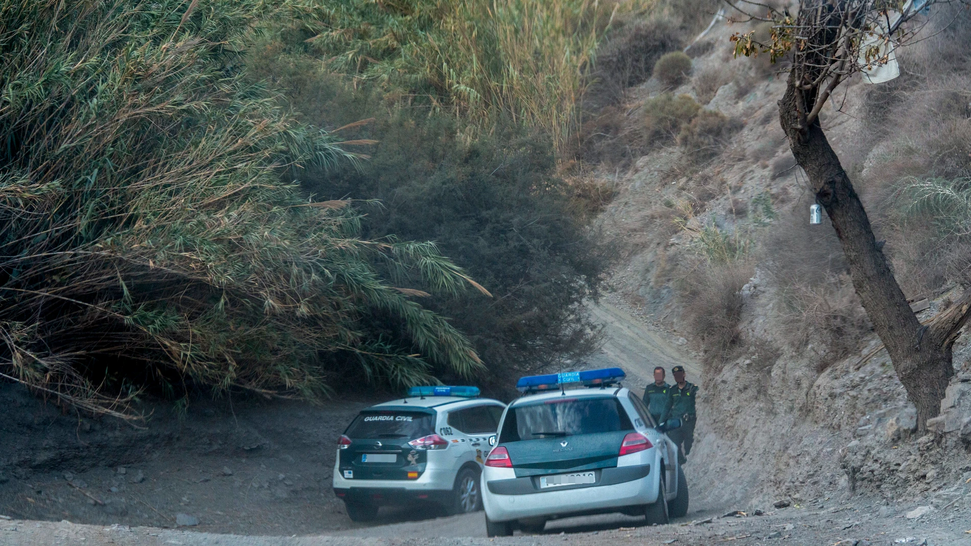 La Guardia Civil en Albuñol (Granada). EFE/Alba Feixas