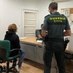 La Guardia Civil prestó ayuda inmediata a la víctima