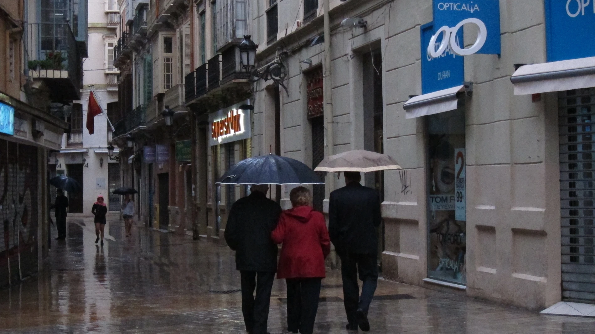 La lluvia está siendo generalizada en toda Andalucía