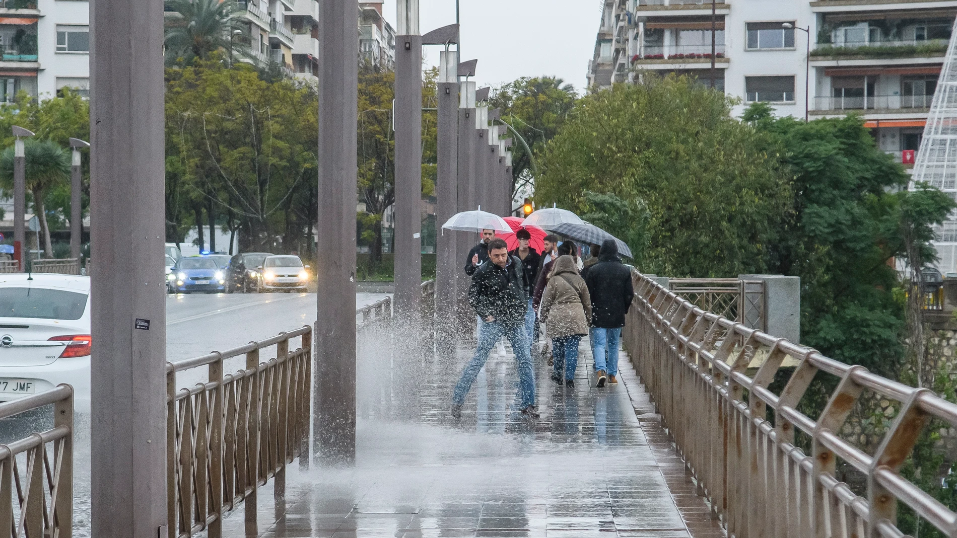 El temporal trae a Sevilla intensas precipitaciones que continuaran toda la semana