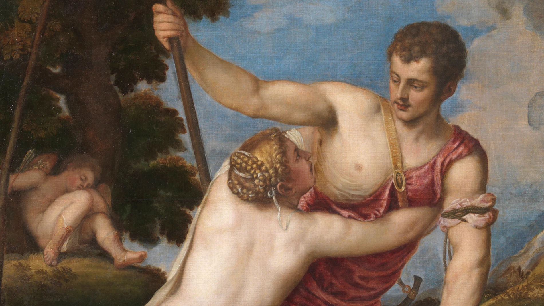 "Venus y Adonis", de Tiziano