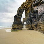 La playa de las Catedrales, en Lugo.