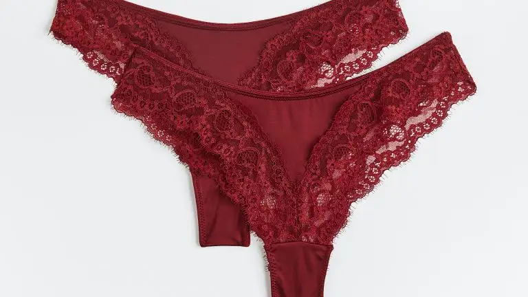 Pack de 2 bragas Brazilian de encaje, de H&M