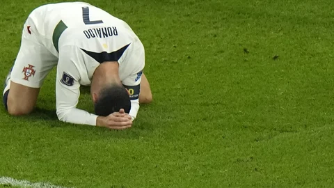 Cristiano Ronaldo se ha ido llorando del Marruecos vs Portugal y Edu Aguirre ha escrito un mensaje