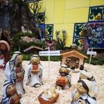 Uno de los belenes que se puede observar en la exposición