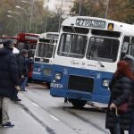 Una docena de autobuses recorrieron las calles emblemáticas de la ciudad con motivo de la II Exhibición de Autobuses Históricos de la EMT