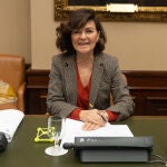 La presidenta de la Comisión de Igualdad en el Congreso de los Diputados y exvicepresidenta del Gobierno Carmen Calvo