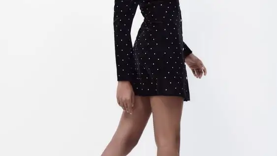 VESTIDO TERCIOPELO BRILLOS